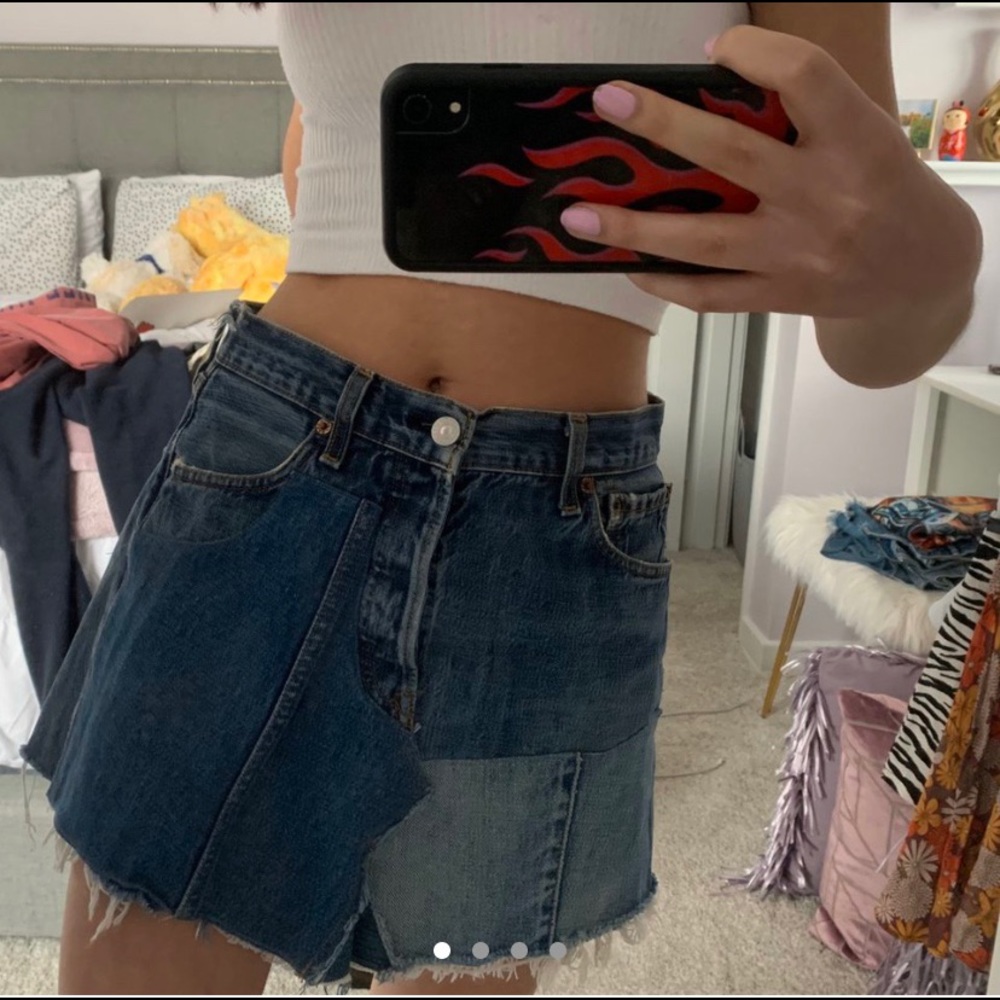 One of a Kind Levi denim skirt